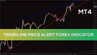 Trendline Price Alert Forex Indicator for MT4 - OVERVIEW