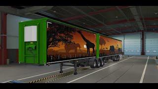 Euro Truck Simulator 2 | Trailer Skinning including B-Double Trailers | Simple Skinning Method