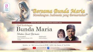 Bunda Maria Teladan Umat Beriman | Hari Kedelapan Devosi dan Novena 3 Salam Maria 2024