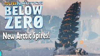 Exploring the NEW Arctic Spires! - Subnautica Below Zero (Frostbite Update)