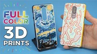 Colorful 3D Prints on a Single Extruder Printer // Artistic Phone Cases