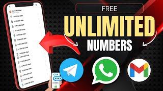 Create Unlimited WhatsApp, Telegram | Get Free Unlimited USA Numbers OTP Verification Code