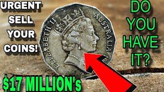 TOP 10 COMMON AUSTRALIAN COINS WORTH HUGE MONEY 50 CENTS COINS THAT COULD BE IN YOUR POCKET CHANGE!