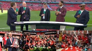 Roy Keane Ian Wright And Wayne Rooney Crazy Reacts To Man United Win FA Cup Erik ten Hag Interview