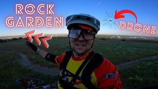 Wall Rides, Drops, Speed, ROCKS EVERYWHERE -Mountain Biking Trails @ Table Rock Boise Idaho - in 4K