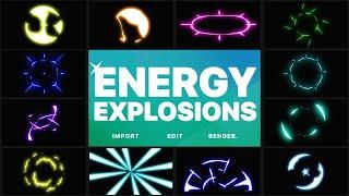 Energy Explosions DaVinci Resolve Templates