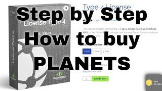 How to buy PLANETS and a Type 4 License for Planetwatch on Bitfinex