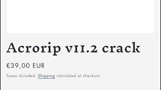 Acrorip v11 crack