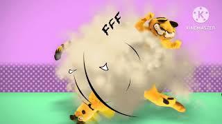 Lasagna Cat Fight Cloud With Cartoon SFXS