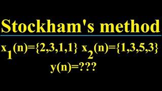 Circular convolution using Stockham's method(Example 3)