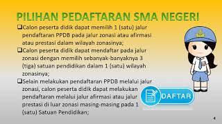 PPDB SMA TP. 2020/2021 CABANG DINAS PENDIDIKAN WILAYAH VII PROV. JATENG