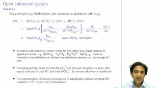 CEHM3006 - 19 - Open carbonate system alkalinity