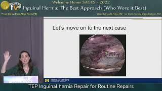 TEP Inguinal hernia Repair for Routine Repairs