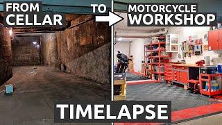 Transforming a cellar into a workshop Timelapse