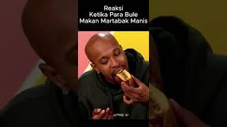 Americans react to eating #martabakmanis from Indonesian food