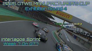 Interlagos Sprint Towards A Silly Sportsmanship Choice - GTWS Manufacturer's Cup Exhibition Round 4