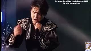 Daididau culmination - Dimash Qudaibergen Live in Malaysia, Kuala Lumpur 06/24/2023 [FANCAM]