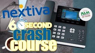 Using Your Nextiva Business Phone,  Real Buttons with Real Productivity - 60 second Crash Course!