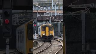 TfW 150262 arrives into Newport (South Wales)