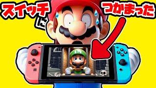 スイッチの中にとじこめられたルイージ #マリオ