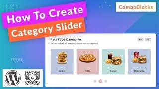 how to create post category slider In Gutenberg?