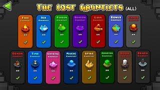 Geometry Dash | All Gauntlets Compilation - All levels/(almost) All coins [READ DESCRIPTION]