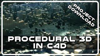 Procedural C4D Topography by Psynaps (Project file Download)