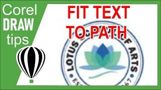 Fit Text to Path in CorelDraw