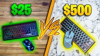 BROKE vs PRO Gaming Keyboard and Mouse - WORTH IT?