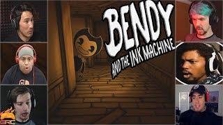 Gamers Reactions to Henry Getting Pranked by Boris ft. Bendy | Bendy and The Ink Machine - Chapter 3