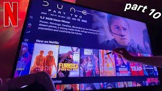 ASMR | Scrolling Through Netflix Movies   (whisper ramble + tv tracing)