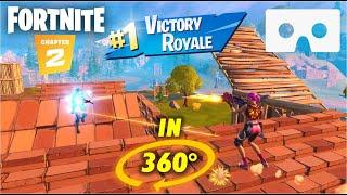 Fortnite in 360° - Victory Royale Gameplay in VR 360 - Fortnite Chapter 2
