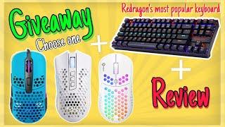 Redragon Most Popular Keyboard Plus Gaming Mouse Giveaway (Closed)