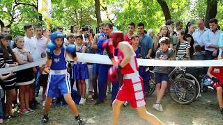 Young boxing champions of ICF "Olympic Foundation" at the t.Reni Day celebration (Ukraine) 2017