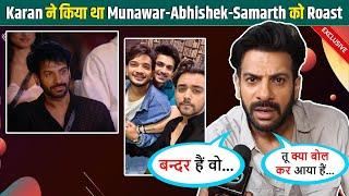 Karanveer Mehra Calls Munawar Monkey, Makes Fun Of Samarth, Abhishek & Isha | Throwback Interview