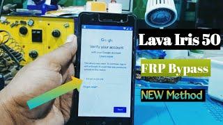 Lava iris 50 FRP Bypass । Lava iris 50 Google account remove YouTube update Fix New method solution