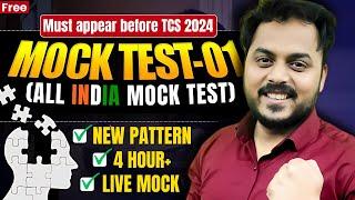 TCS NQT - FREE MAHA MOCK with Analysis| Based on Latest TCS Pattern | Rachit sir