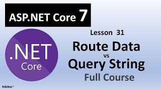 .NET Core 7 Model Binding: Route Data vs Query String Parameters