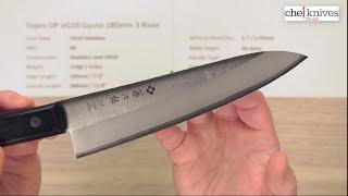 Tojiro DP VG10 Gyuto 180mm 3 Rivet Quick Look