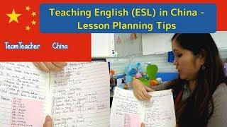 Lesson Planning Tips for Chinese Public Schools: Lesson Planning China