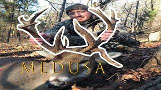 DEER HUNTING GIANT NON TYPICAL SUBURBAN BUCK  "MEDUSA"