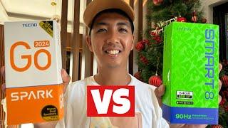 Infinix Smart 8 VS Tecno Spark GO 2024 ! Alin ang mas sulit ?