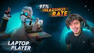 First Time Testing Laptop Player  97% Headshot Rate | NG Granth Vs Laptop Player 