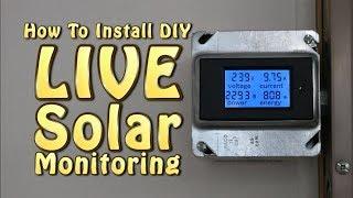 How to Install LIVE Solar Monitoring