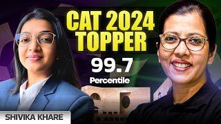 She scored 99.7%ile with *SMART EFFORTS*  || CAT 2024 Result