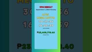 Lotto Result Today 9pm September 2, 2024 Monday || Lotto Today PH #lottoresulttoday9pmdraw