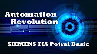 SIEMENS PLC SCADA Software TIA Portal Basics