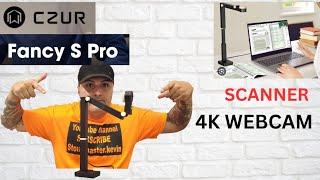 CZUR FANCY PRO SCANNER+4K CAM FULl REVIEW AMAZING