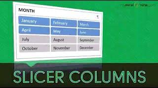 Add Columns to an Excel Pivot Table Slicer