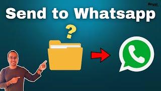  How To Send a Folder Through WhatsApp 